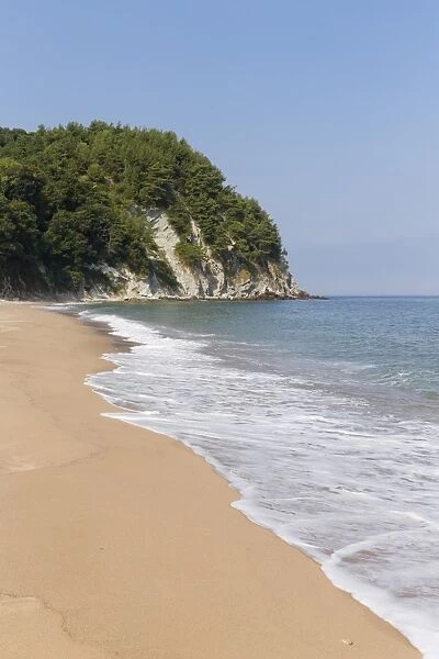 Beach in Kapisuyu, Black Sea, Bartin Province, Black Sea Region, Turkey