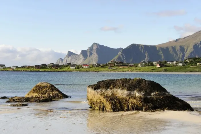 Framed Print : On the beach, Lofoten, Northern Norway, Norway, Scandinavia, Europe Framed Print : On the beach, Lofoten, Northern Norway, Norway, Scandinavia, Europe