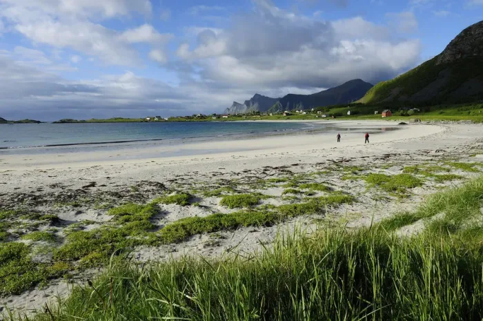 Framed Print : On the beach, Lofoten, Northern Norway, Norway, Scandinavia, Europe Framed Print : On the beach, Lofoten, Northern Norway, Norway, Scandinavia, Europe