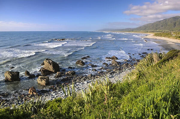 Beach near Hokitika, South Island, New Zealand, Oceania
