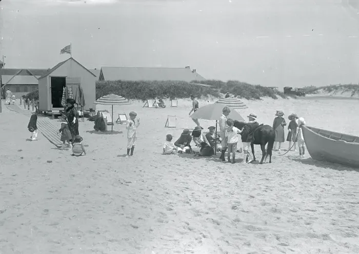 Framed Print : Beach Scene on Long Island Framed Print : Beach Scene on Long Island