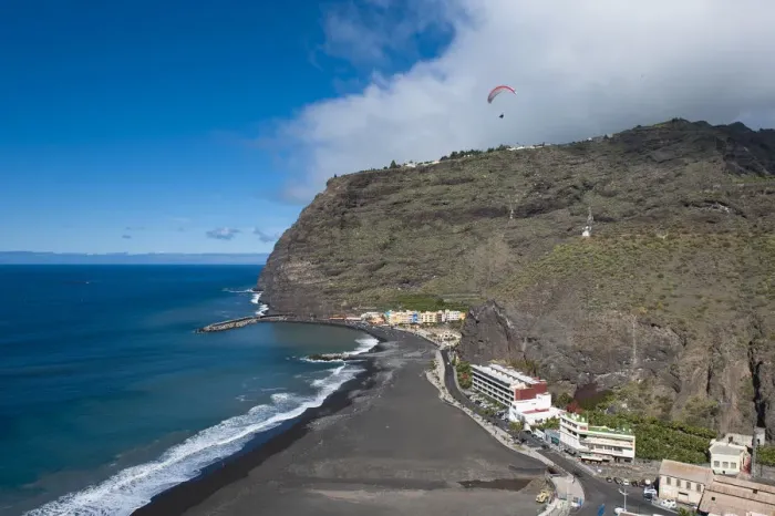 Framed Print : Beach, Tazacorte, La Palma, Canary Islands, Spain Framed Print : Beach, Tazacorte, La Palma, Canary Islands, Spain