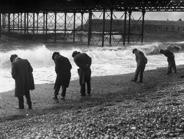 Framed Print : Beachcombers Framed Print : Beachcombers