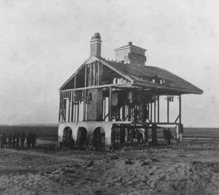 Framed Print : Beacon House