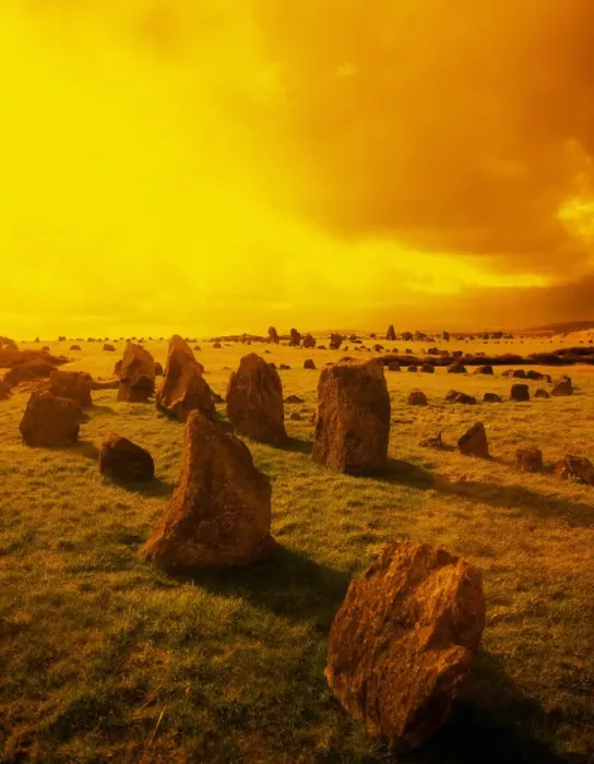 Framed Print : Beaghmore stone circles near Cookstown, Co Tyrone, Ireland Framed Print : Beaghmore stone circles near Cookstown, Co Tyrone, Ireland
