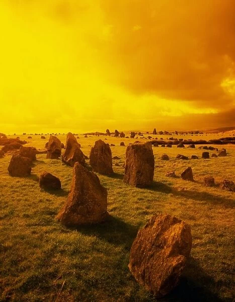 Beaghmore stone circles near Cookstown, Co Tyrone, Ireland