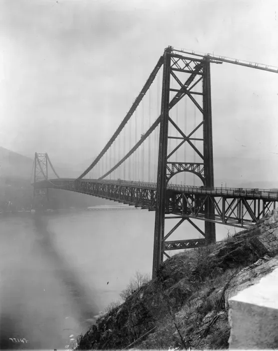 Framed Print : Bear Mountain Bridge In New York Framed Print : Bear Mountain Bridge In New York