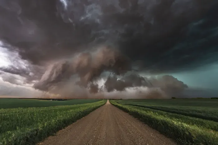 Framed Print : The Bears Cage, Tornado cloud over North Dakota. USA Framed Print : The Bears Cage, Tornado cloud over North Dakota. USA