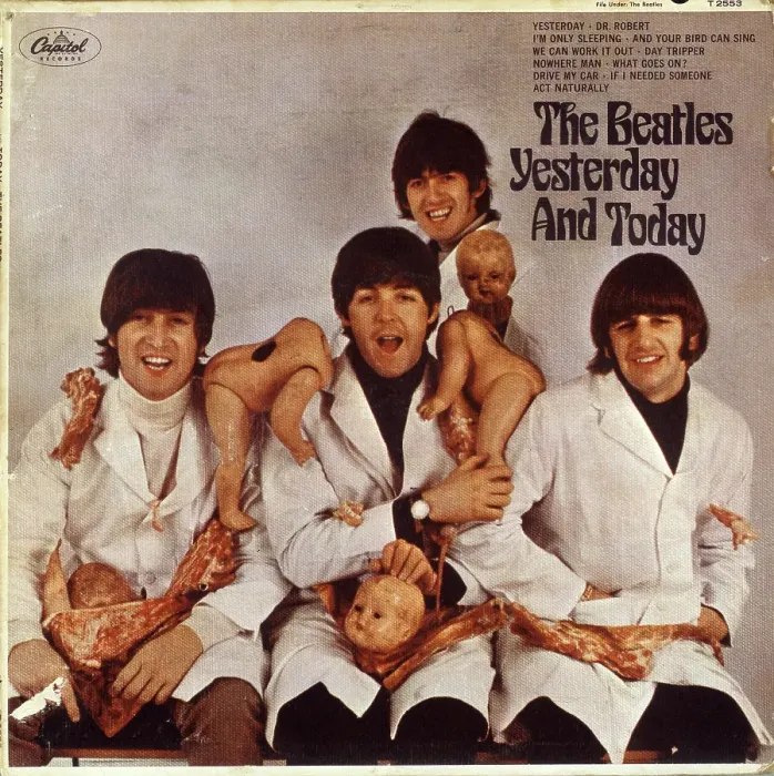 Framed Print : Beatles Album Cover For Yesterday And Today