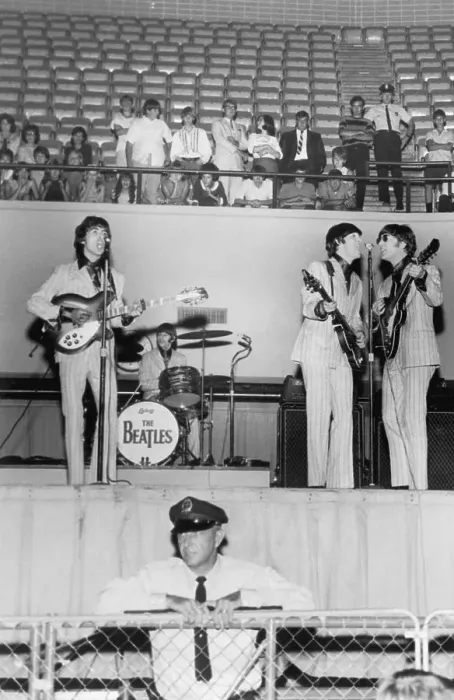 Framed Print : The Beatles in Concert Framed Print : The Beatles in Concert