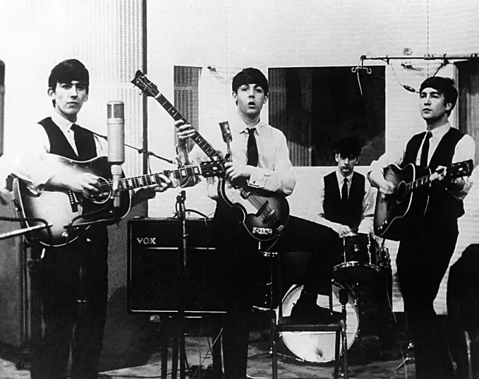 Framed Print : Beatles At Decca Studios