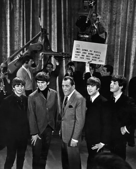 Framed Print : Beatles On The Ed Sullivan Show Framed Print : Beatles On The Ed Sullivan Show