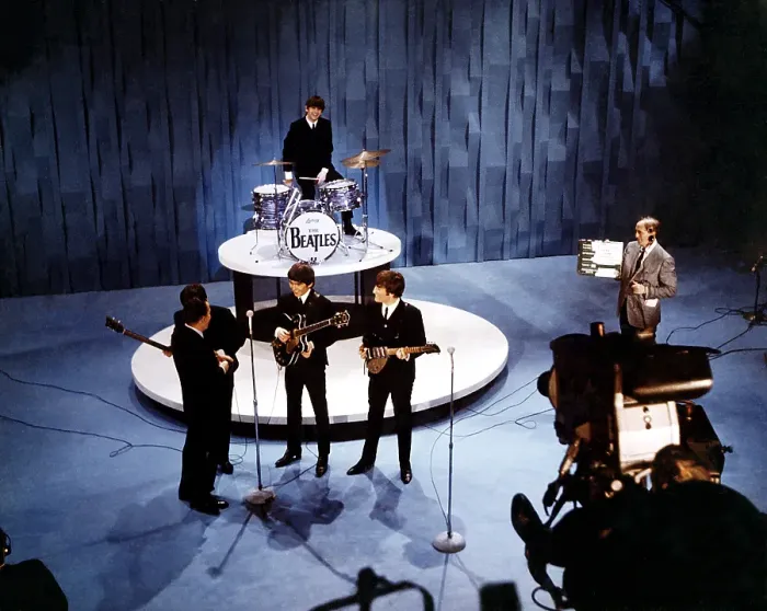 Framed Print : The Beatles On The Ed Sullivan Show