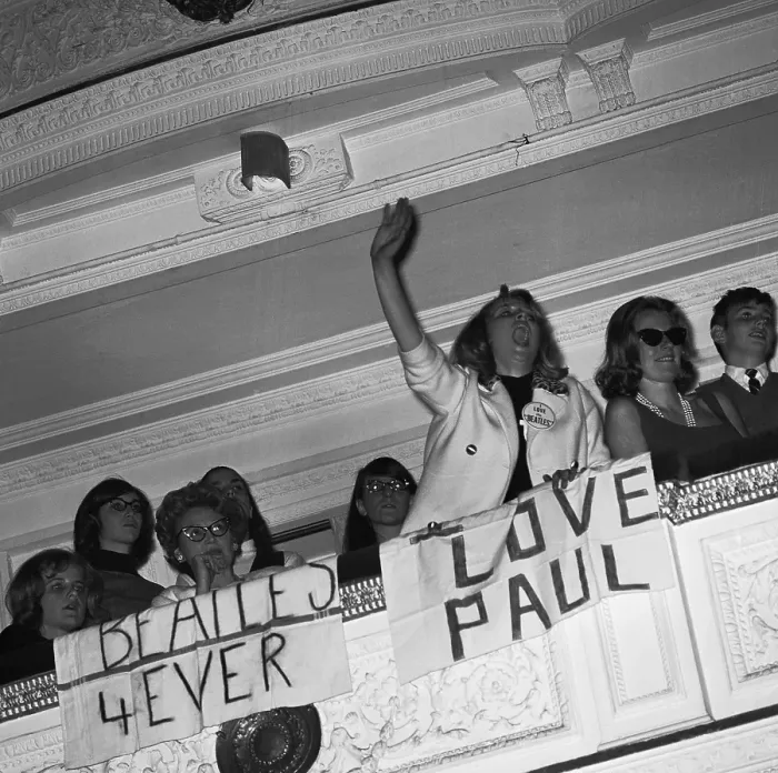 Framed Print : Beatles Fans At Their Carnegie Hall Performance Framed Print : Beatles Fans At Their Carnegie Hall Performance