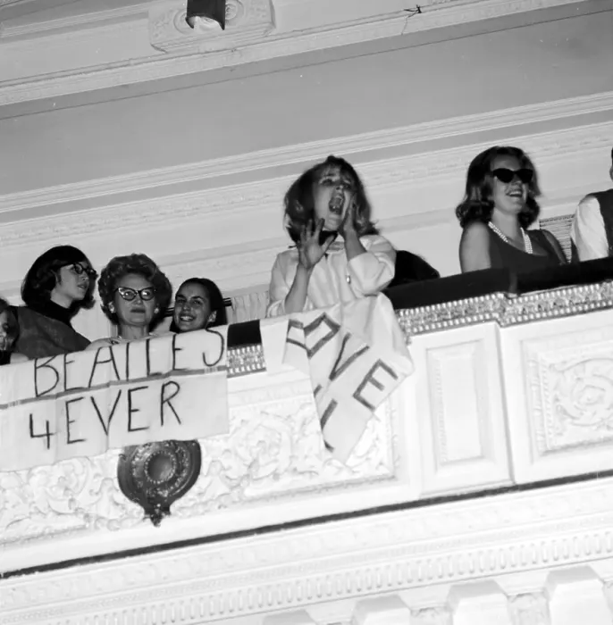 Framed Print : Beatles Fans At Their Carnegie Hall Performance Framed Print : Beatles Fans At Their Carnegie Hall Performance