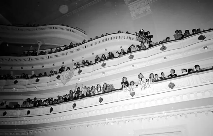 Framed Print : Beatles Fans At Their Carnegie Hall Performance Framed Print : Beatles Fans At Their Carnegie Hall Performance