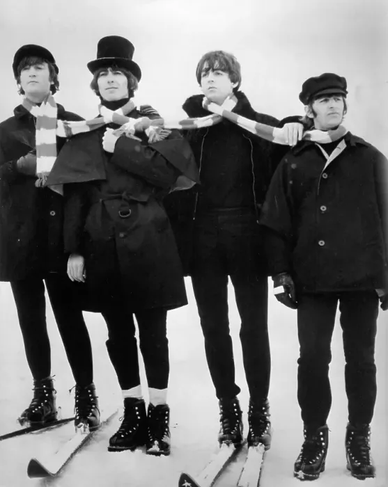Framed Print : Beatles Filming Help! Framed Print : Beatles Filming Help!