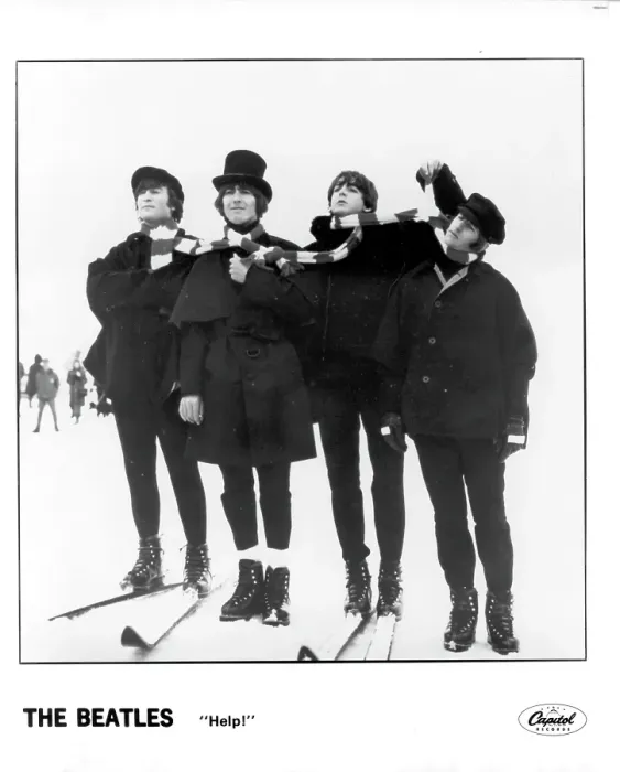 Framed Print : Beatles Filming Help! Framed Print : Beatles Filming Help!