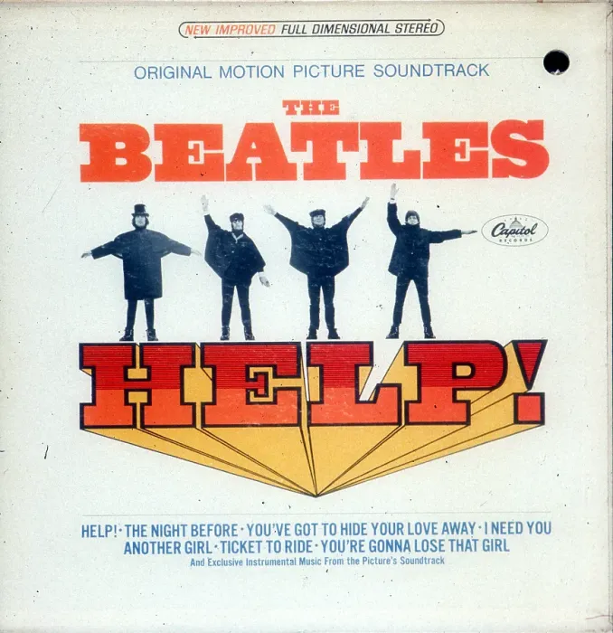 Framed Print : Beatles Help! Album Cover