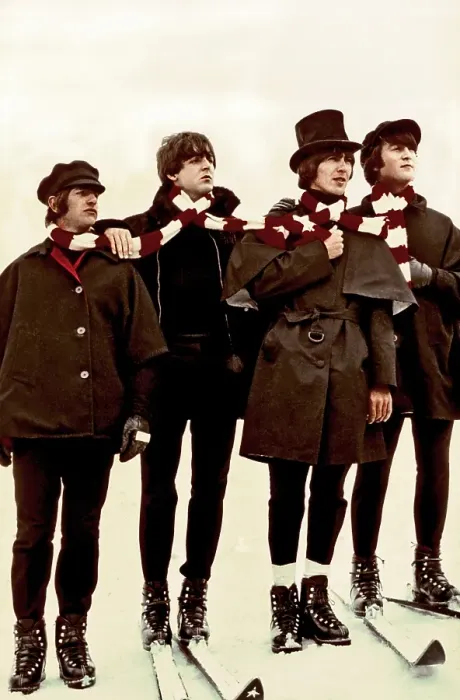 Framed Print : HELP!. OBERTAUERN AUSTRIA - MARCH 1965: The Beatles (L-R) Framed Print : HELP!. OBERTAUERN AUSTRIA - MARCH 1965: The Beatles (L-R)