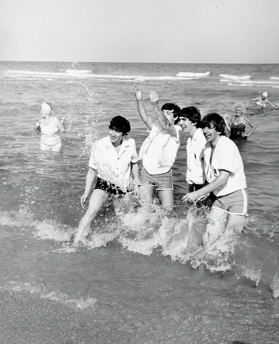 Framed Print : Beatles In Miami For Ed Sullivan Show Framed Print : Beatles In Miami For Ed Sullivan Show