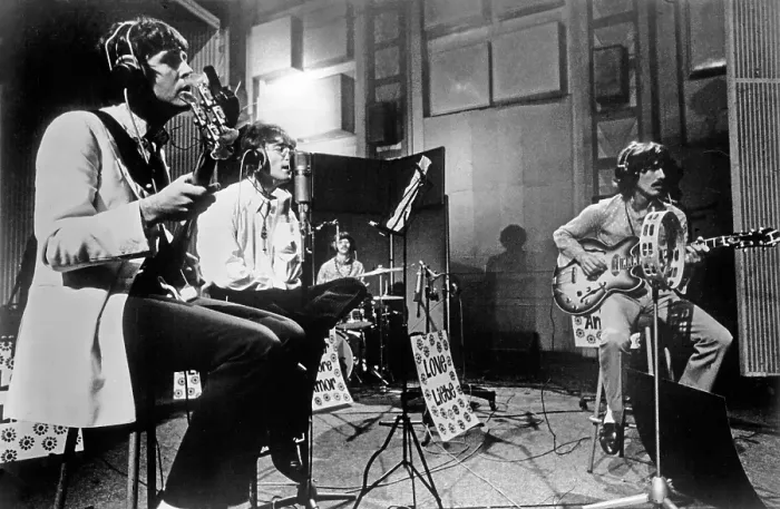 Framed Print : Beatles Perform All You Need Is Love