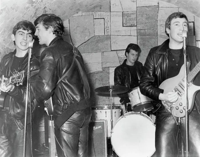 Framed Print : Beatles Performing At The Cavern Club Framed Print : Beatles Performing At The Cavern Club