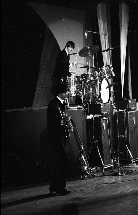 Framed Print : Beatles Performing At The Hollywood Bowl Framed Print : Beatles Performing At The Hollywood Bowl