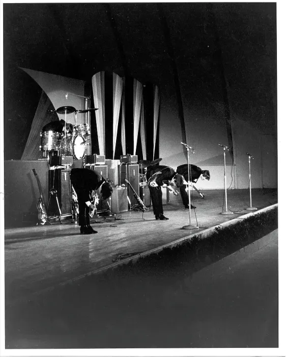 Framed Print : Beatles Performing At The Hollywood Bowl Framed Print : Beatles Performing At The Hollywood Bowl