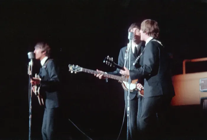 Framed Print : Beatles Performing In Vegas Framed Print : Beatles Performing In Vegas