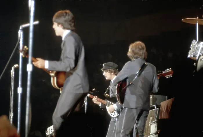 Framed Print : Beatles Performing In Vegas Framed Print : Beatles Performing In Vegas