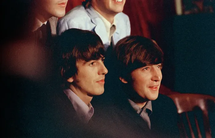 Framed Print : Beatles Press Conference Framed Print : Beatles Press Conference
