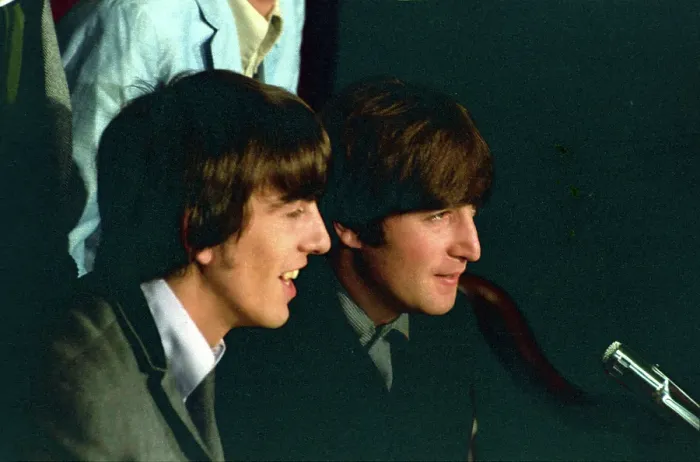 Framed Print : Beatles Press Conference Framed Print : Beatles Press Conference