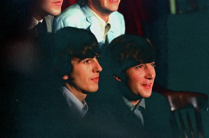 Framed Print : Beatles Press Conference Framed Print : Beatles Press Conference