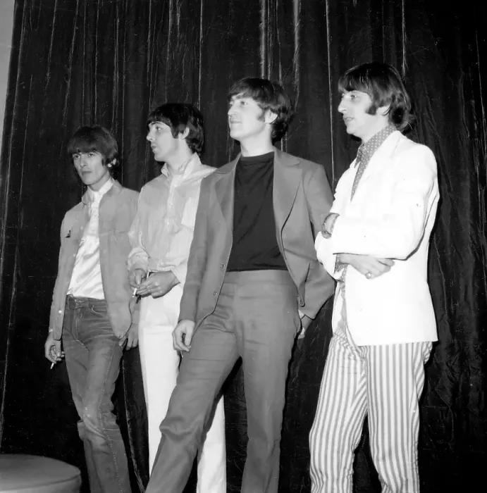 Framed Print : Beatles Press Conference In Los Angeles Framed Print : Beatles Press Conference In Los Angeles