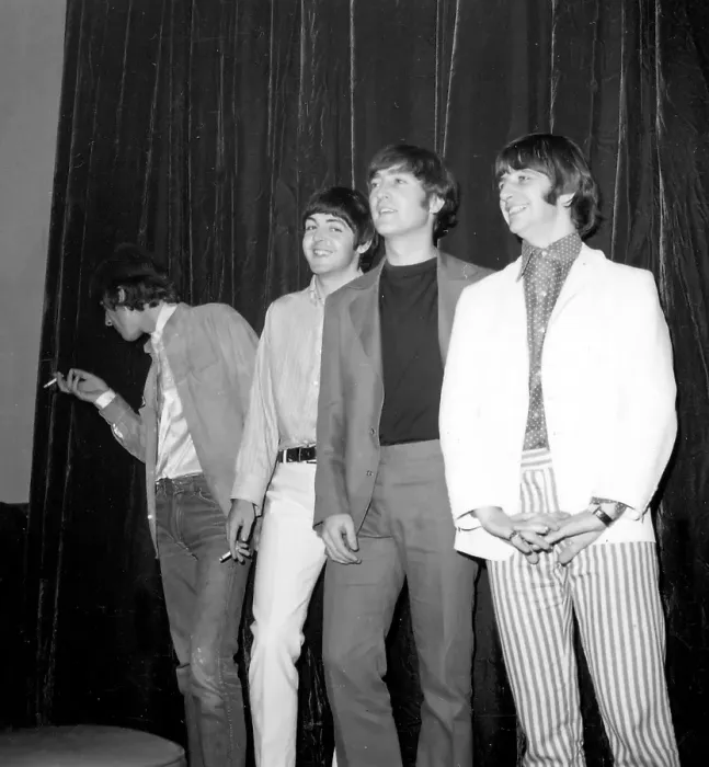 Framed Print : Beatles Press Conference In Los Angeles Framed Print : Beatles Press Conference In Los Angeles