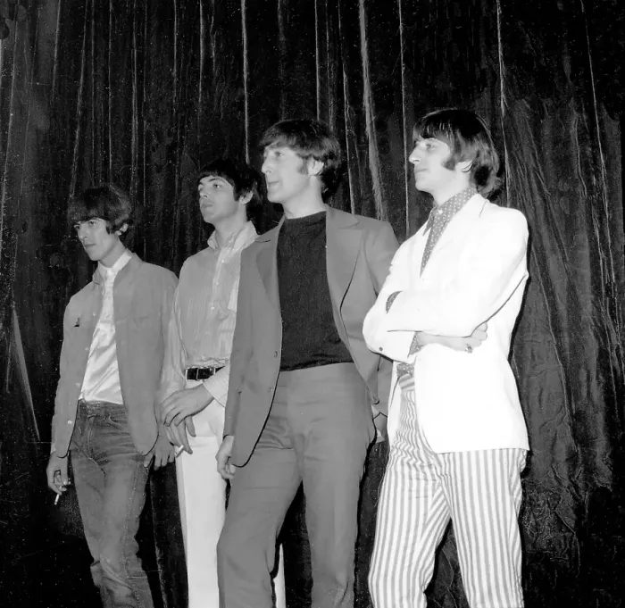 Framed Print : Beatles Press Conference In Los Angeles Framed Print : Beatles Press Conference In Los Angeles