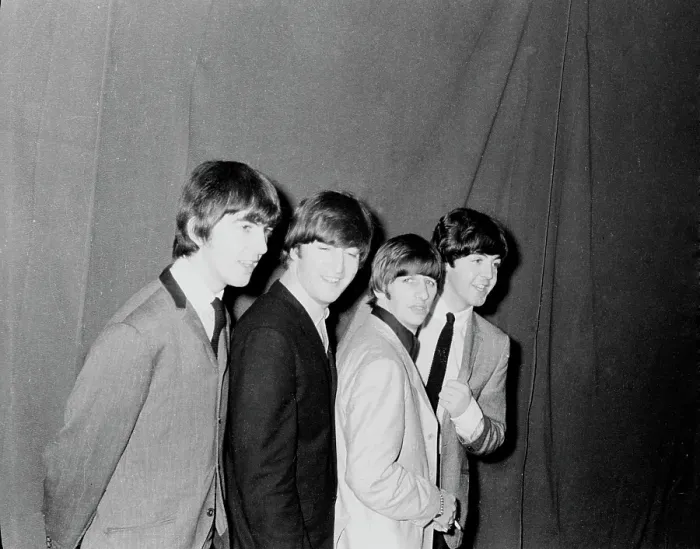 Framed Print : Beatles Press Conference In NY Framed Print : Beatles Press Conference In NY