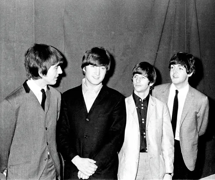 Framed Print : Beatles Press Conference In NY Framed Print : Beatles Press Conference In NY