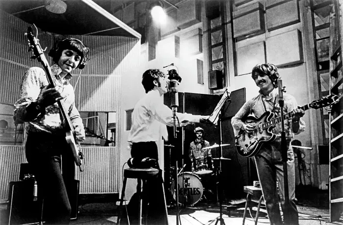 Framed Print : Beatles Rehearse All You Need Is Love Framed Print : Beatles Rehearse All You Need Is Love