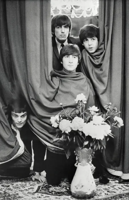 Framed Print : Beatles with Replacement Drummer