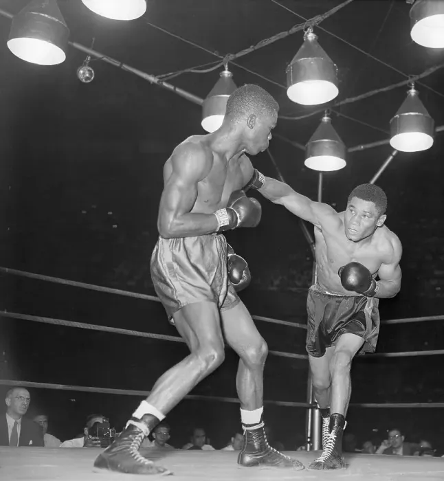 Framed Print : Beau Jack and Ike Williams Boxing Framed Print : Beau Jack and Ike Williams Boxing