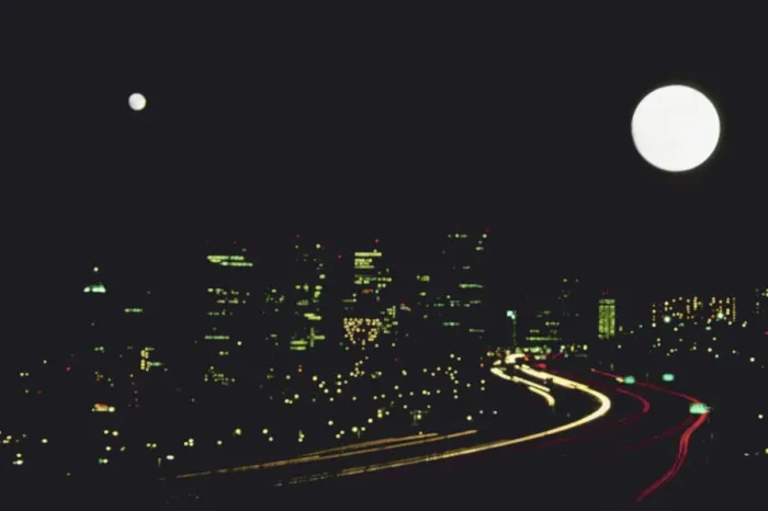 Framed Print : beautiful, buildings, city, cityscape, full moon, landscape, lights, night, nobody Framed Print : beautiful, buildings, city, cityscape, full moon, landscape, lights, night, nobody
