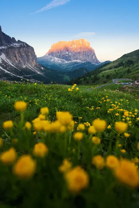 Framed Print : Beautiful Dolomites Landscape in summer season Framed Print : Beautiful Dolomites Landscape in summer season