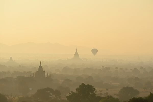 Beautiful pagodas landscape of Old Bagan, Myanmar