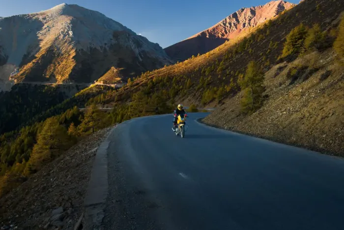Framed Print : Beautiful scenery on the highway around Shangri-La