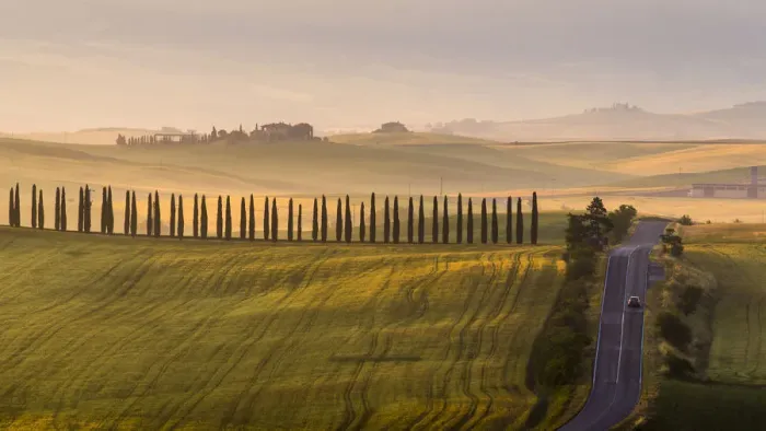 Framed Print : Beautiful Tuscany Landscape Framed Print : Beautiful Tuscany Landscape