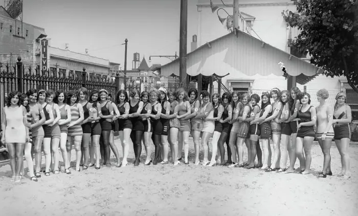 Framed Print : Beauty contest at Coney Island Framed Print : Beauty contest at Coney Island