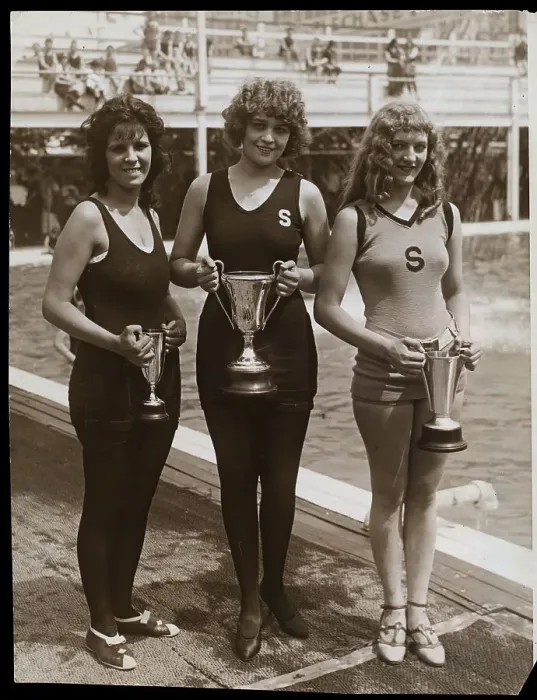 Framed Print : Beauty Contest Winners At Brighton Beach Framed Print : Beauty Contest Winners At Brighton Beach