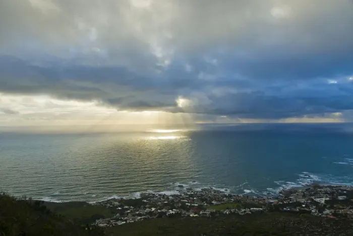 Framed Print : beauty in nature, camps bay, cape peninsula, cloud, cloudscape, coastline, day, horizon over water Framed Print : beauty in nature, camps bay, cape peninsula, cloud, cloudscape, coastline, day, horizon over water